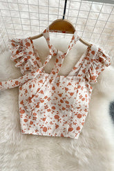 Femme BH Tank Top Camisoles für Schmetterling Crop Tops Cropped Tanks